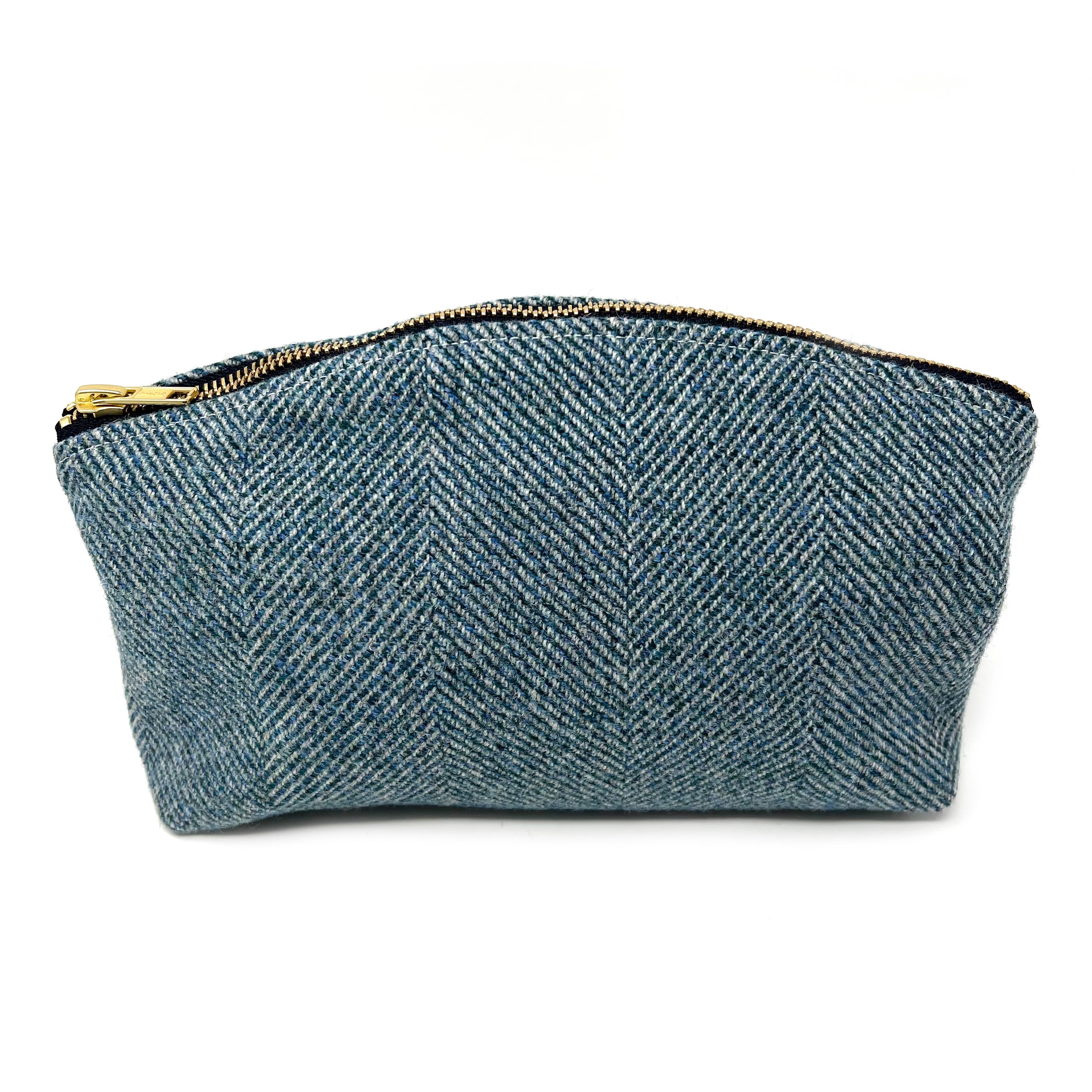 Blue Herringbone Eclipse Bag