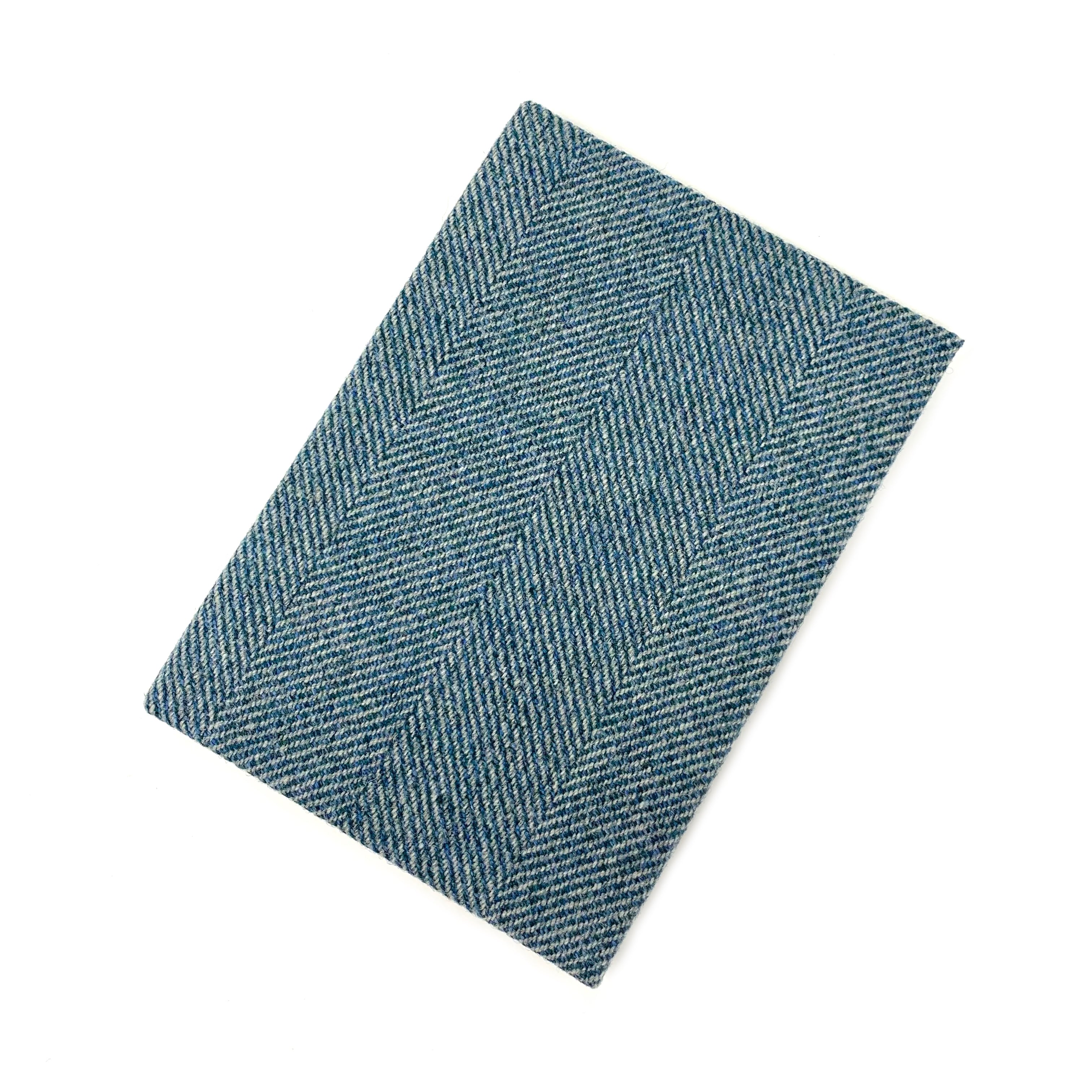 Blue Herringbone A5 Notebook