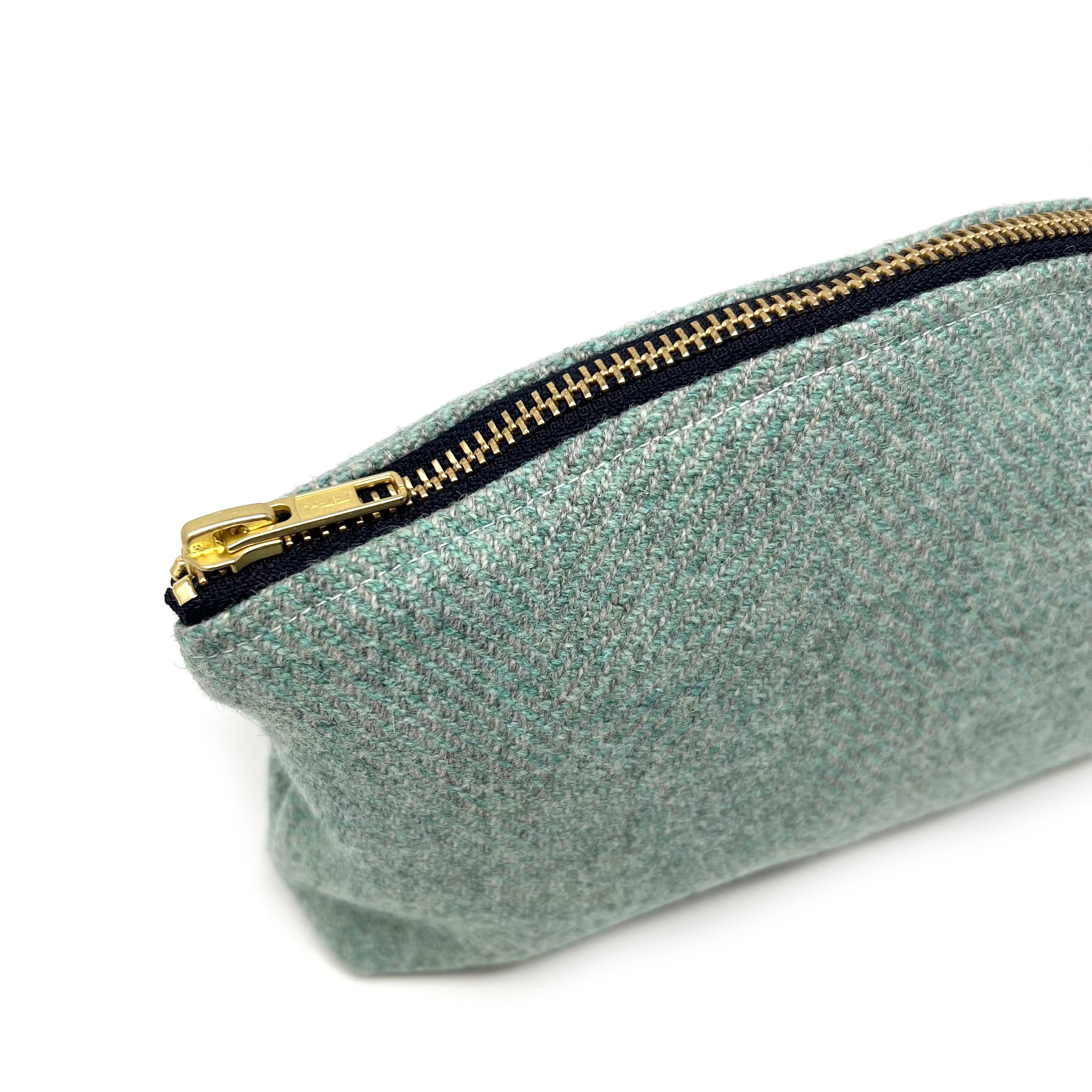 Mint Herringbone Eclipse Bag