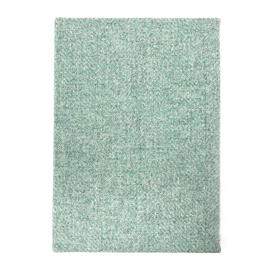 Mint Herringbone A5 Notebook