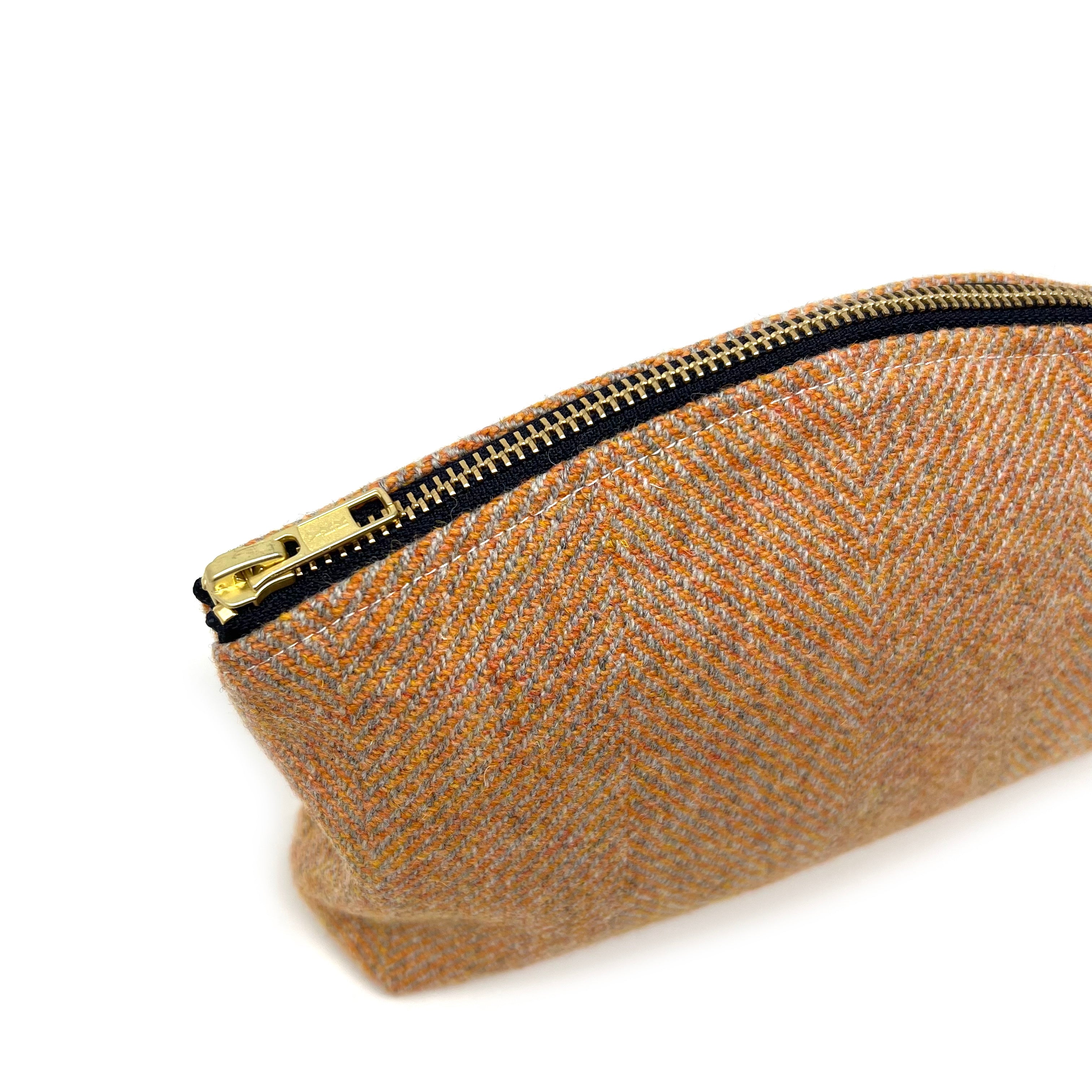 Orange Herringbone Eclipse Bag