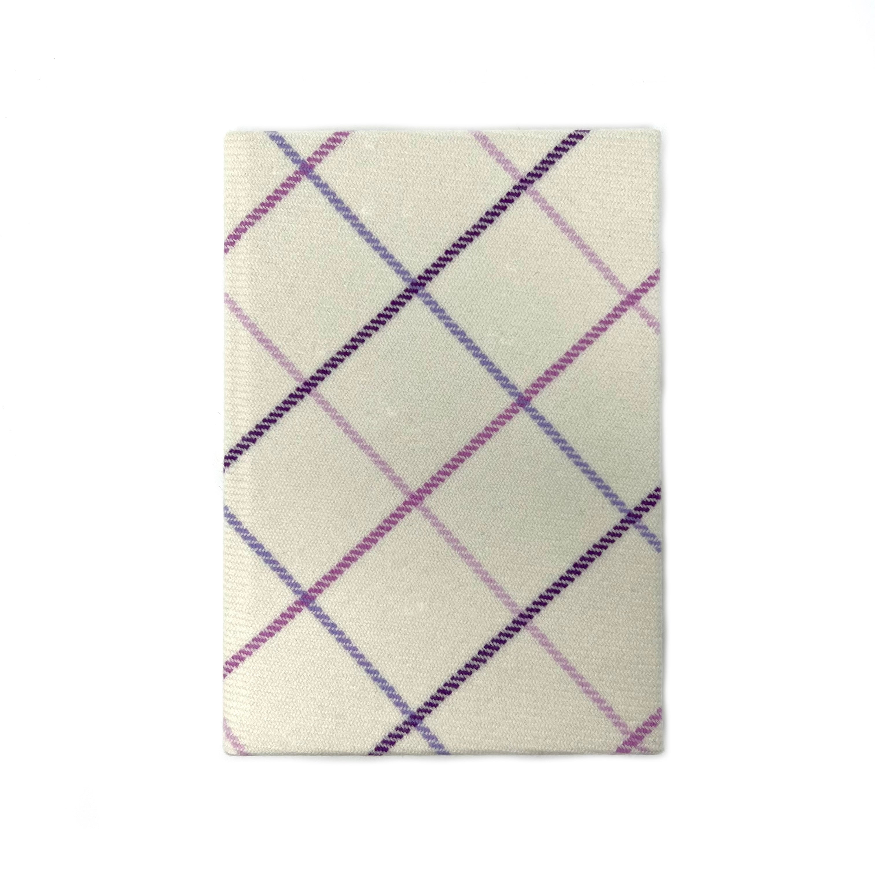 Purple Check Notebook